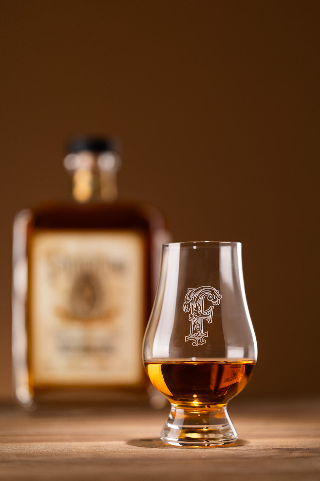 Fathertime Glencairn Glass - "F"