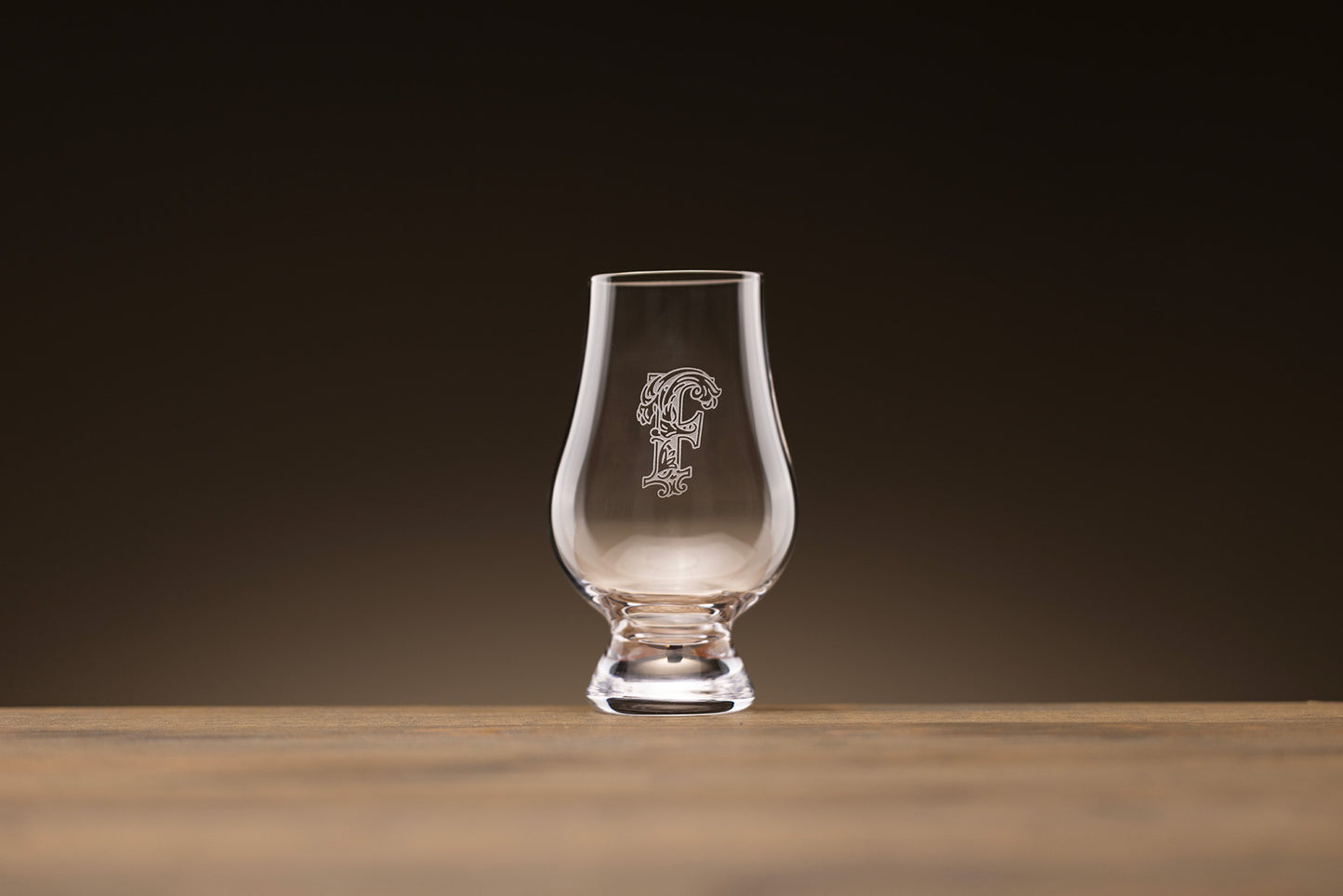 Fathertime Glencairn Glass - "F"