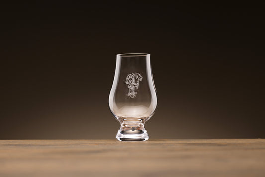 Fathertime Glencairn Glass - "F"